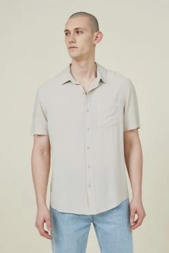 Cotton On Men Cuban Short Sleeve Shirt