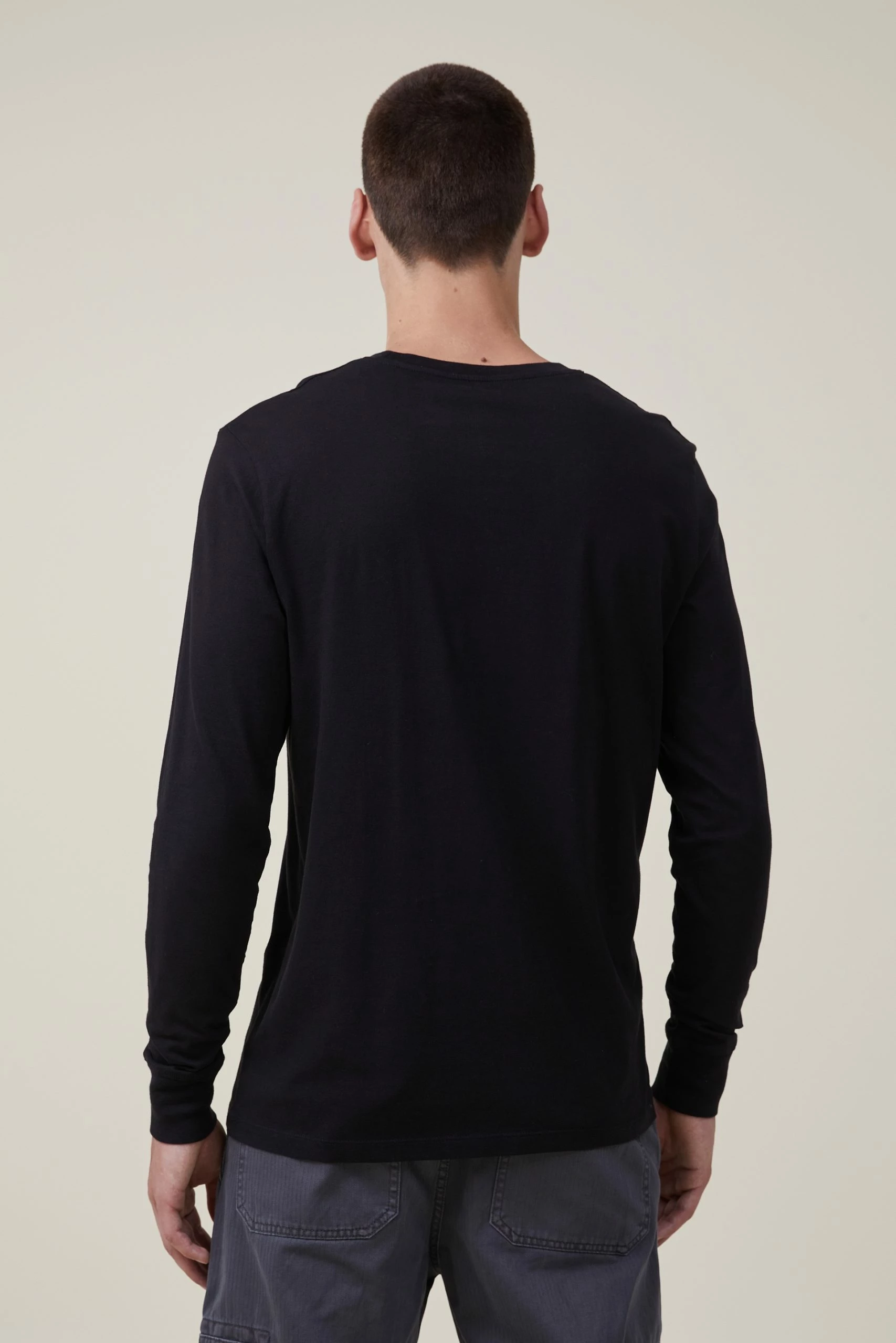 Cotton On Men Organic Long Sleeve T-Shirt 3 Cotton On Men Organic Long Sleeve T-Shirt - Image 3