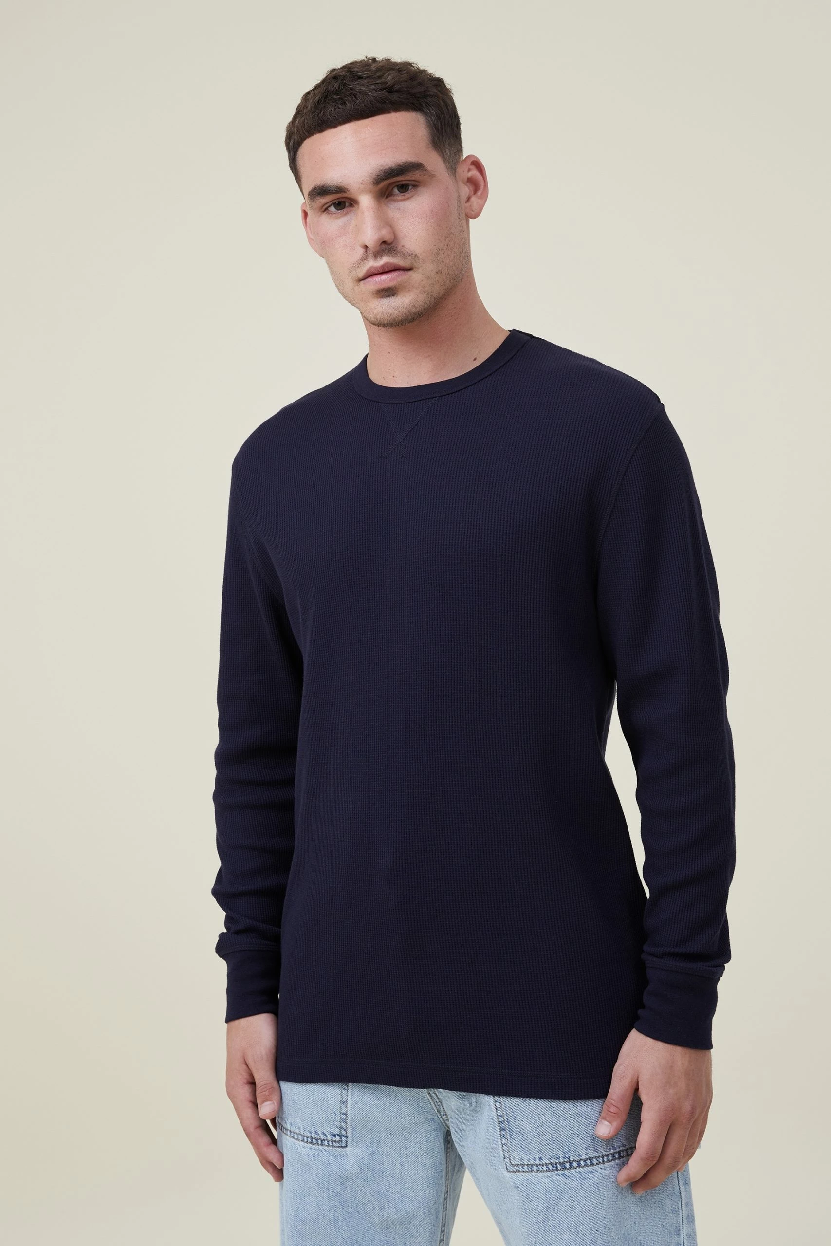 Cotton On Men Textured Long Sleeve Tshirt 1 Cotton On Men Textured Long Sleeve Tshirt