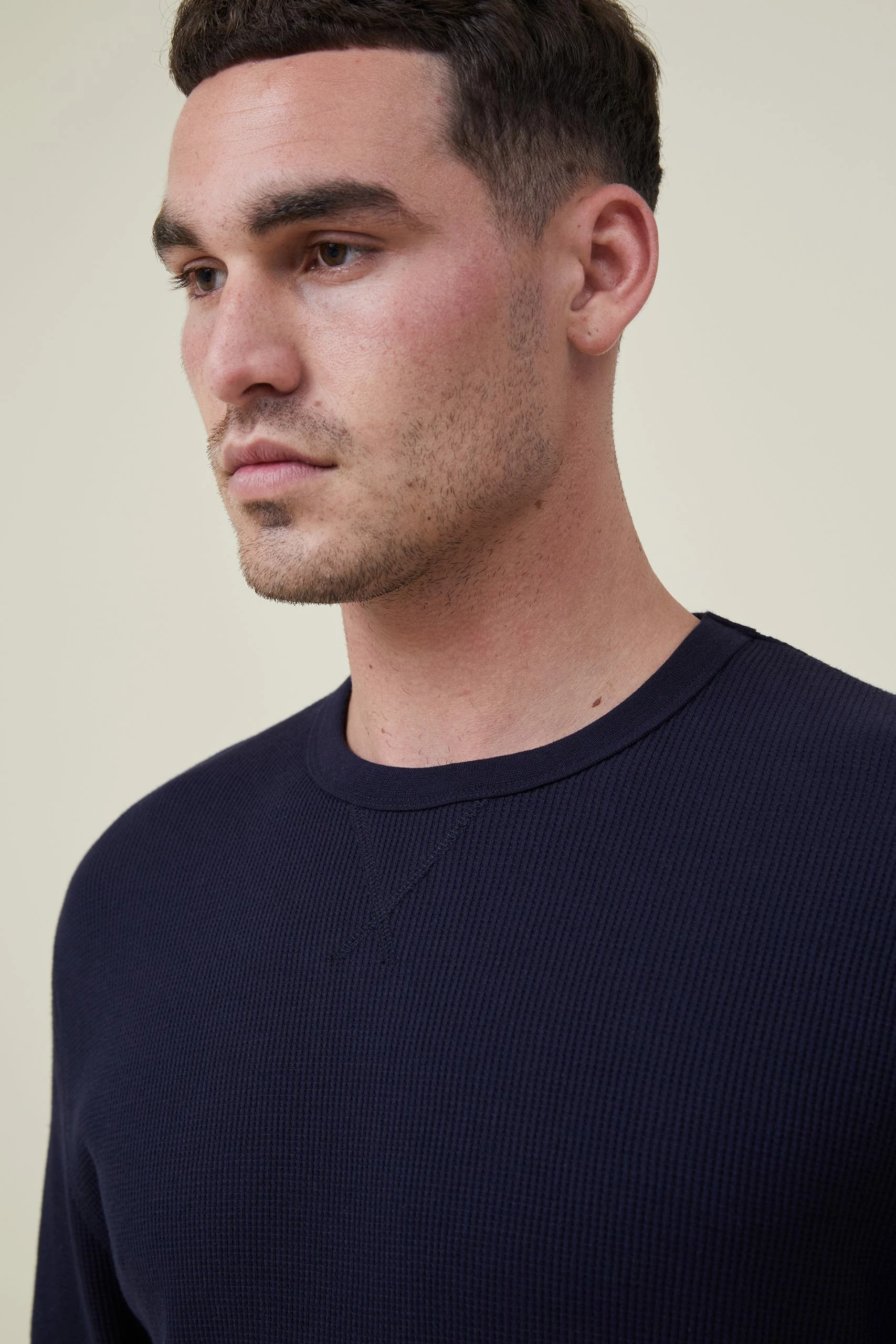 Cotton On Men Textured Long Sleeve Tshirt 4 Cotton On Men Textured Long Sleeve Tshirt - Image 4