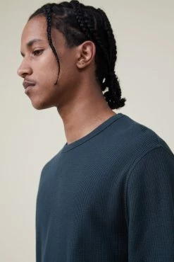 Cotton On Men Textured Long Sleeve Tshirt -boohooMAN store 3611693 21 4 scaled