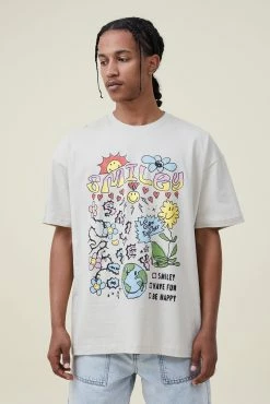 boohooMAN store 8 Cotton On Men Smiley Oversized T-Shirt