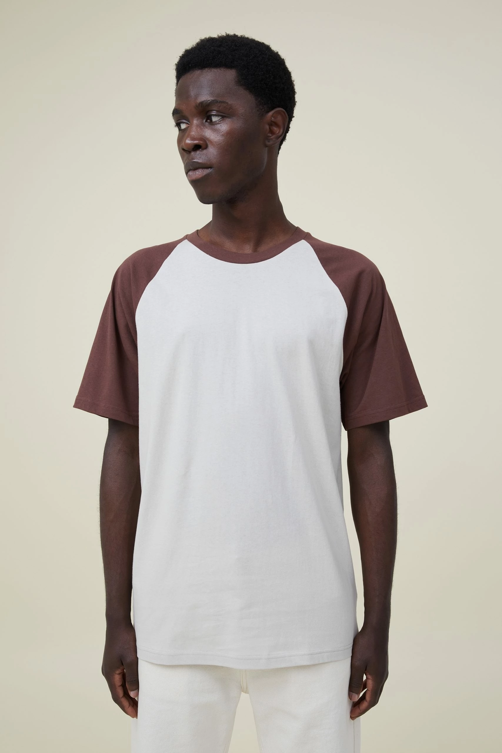 Cotton On Men Loose Fit Raglan T-Shirt 1 Cotton On Men Loose Fit Raglan T-Shirt