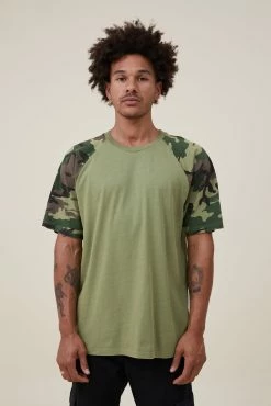 Cotton On Men Loose Fit Raglan T-Shirt