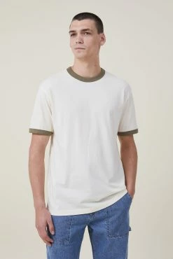 Cotton On Men Loose Fit Ringer T-Shirt