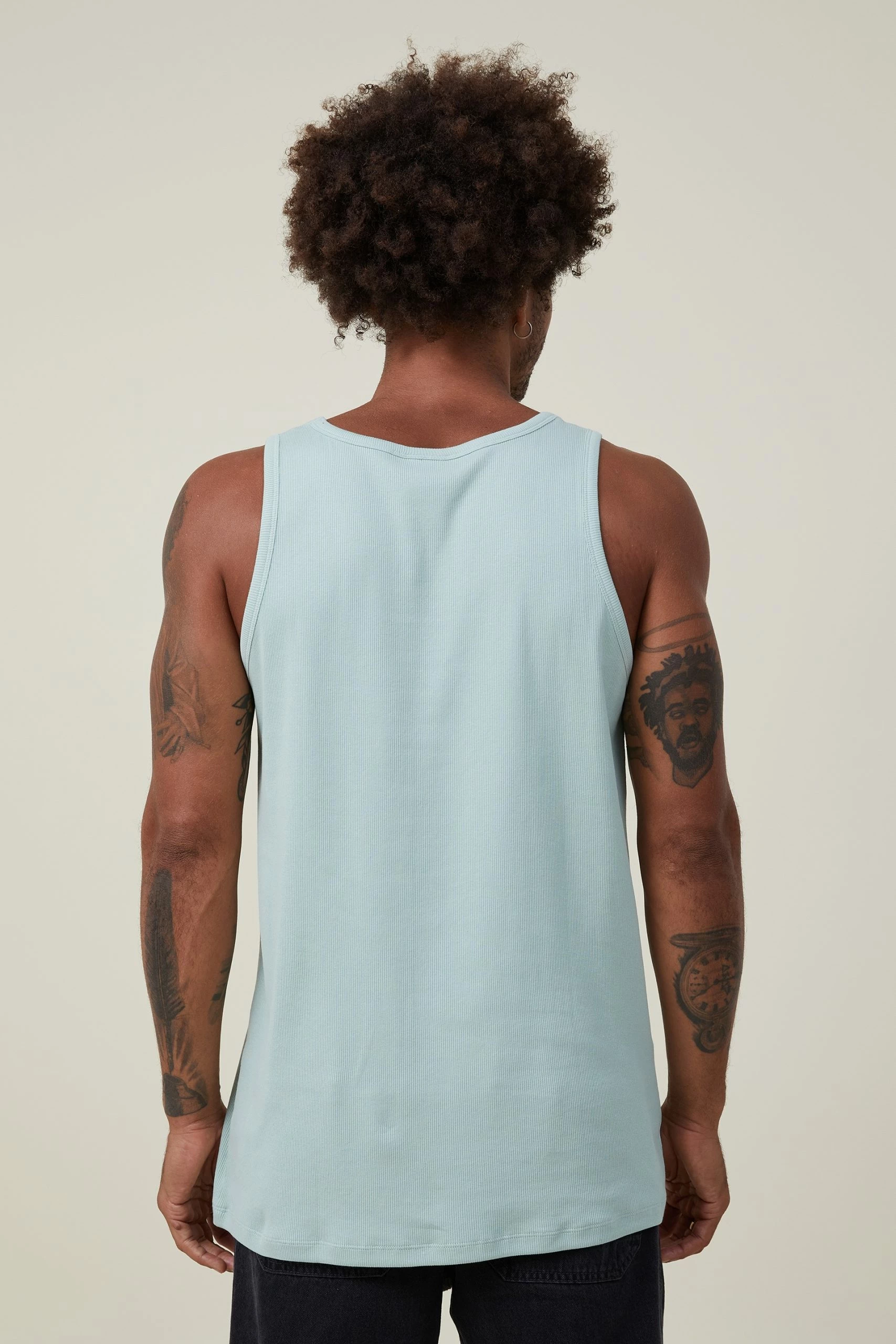 Cotton On Men Loose Fit Rib Tank 3 Cotton On Men Loose Fit Rib Tank - Image 3