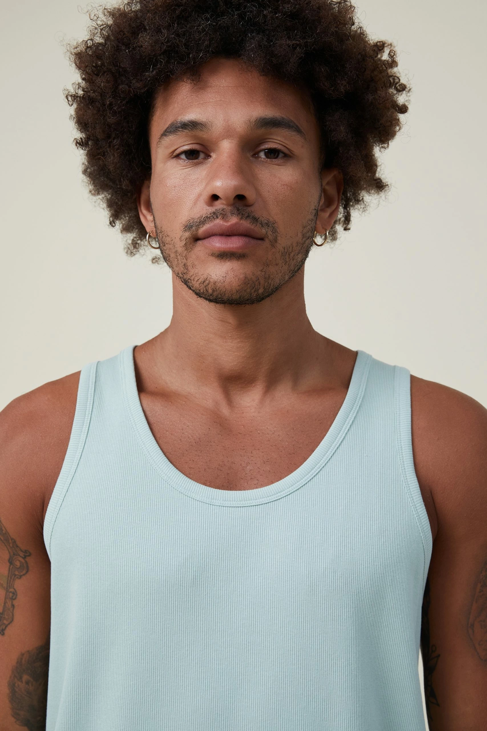 Cotton On Men Loose Fit Rib Tank 4 Cotton On Men Loose Fit Rib Tank - Image 4