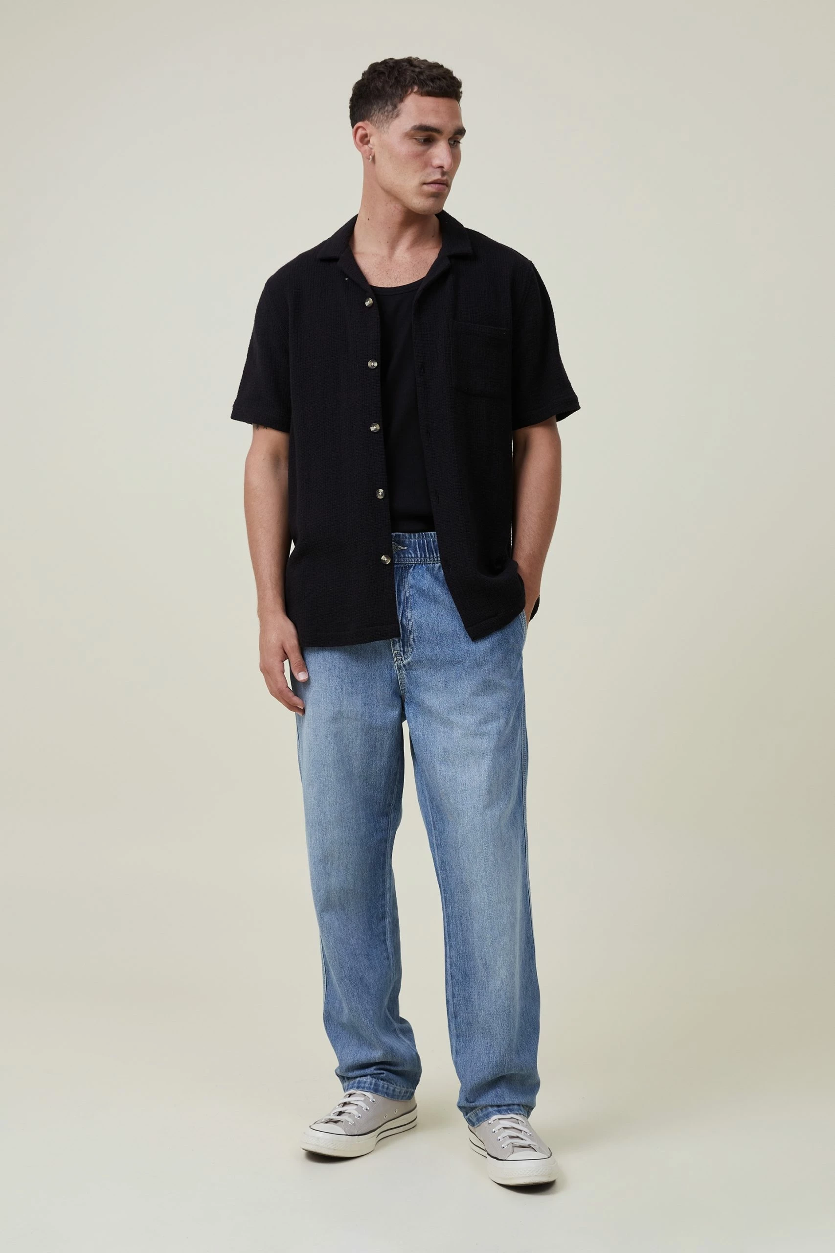 Cotton On Men Loose Fit Rib Tank 2 Cotton On Men Loose Fit Rib Tank - Image 2