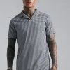 Dogtooth Jacquard Revere Polo