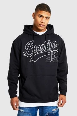 Oversized Brooklyn Varsity Hoodie