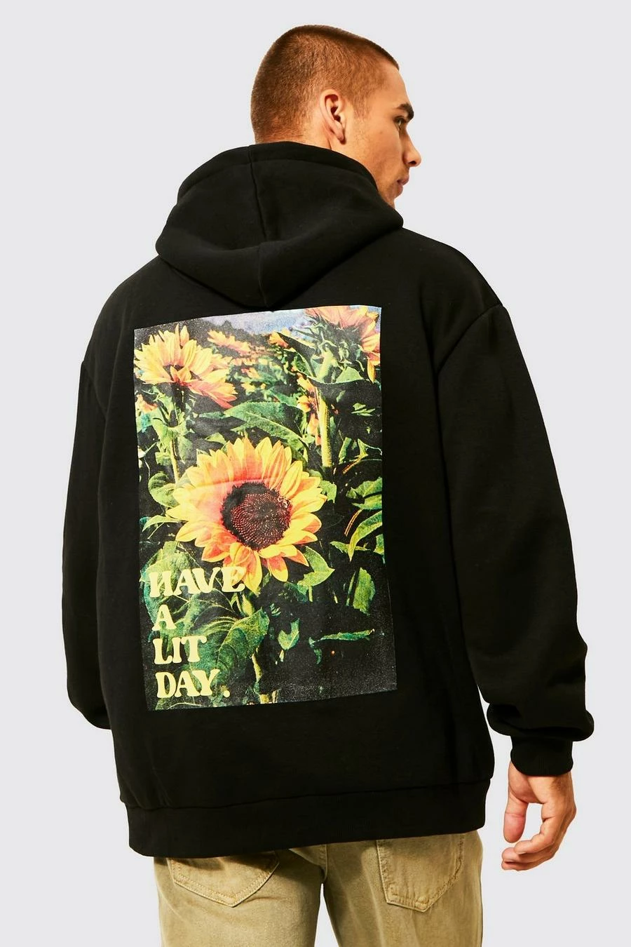 Oversized Man Rubber Badge Hoodie 1 Oversized Man Rubber Badge Hoodie