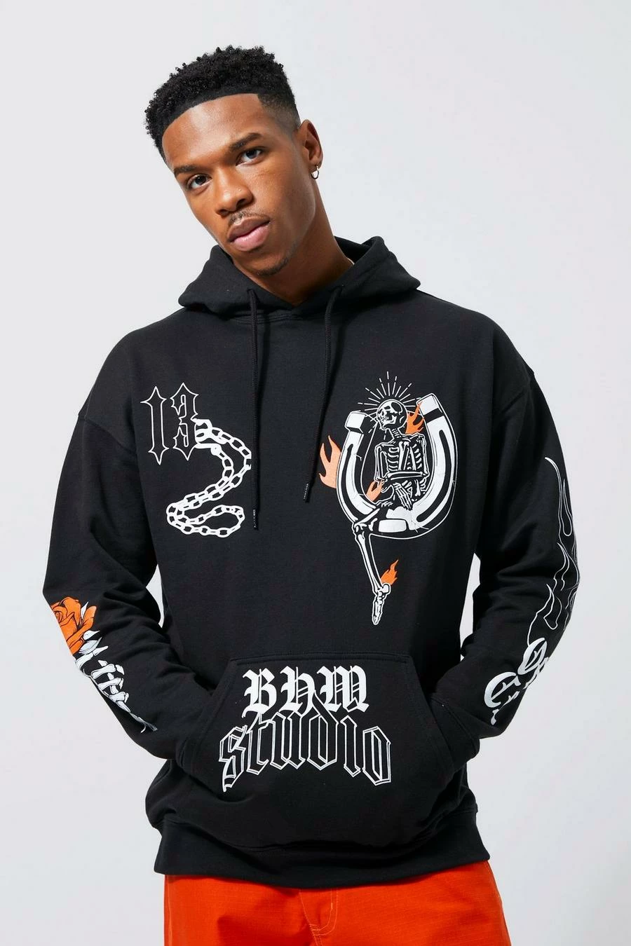 Oversized Multi Graphic Hoodie 1 Oversized Multi Graphic Hoodie