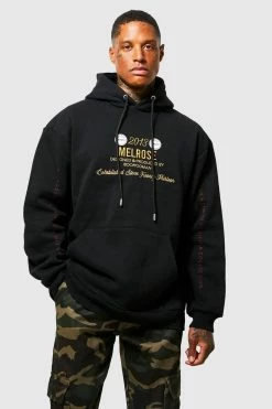 Oversized Palm Print Hoodie