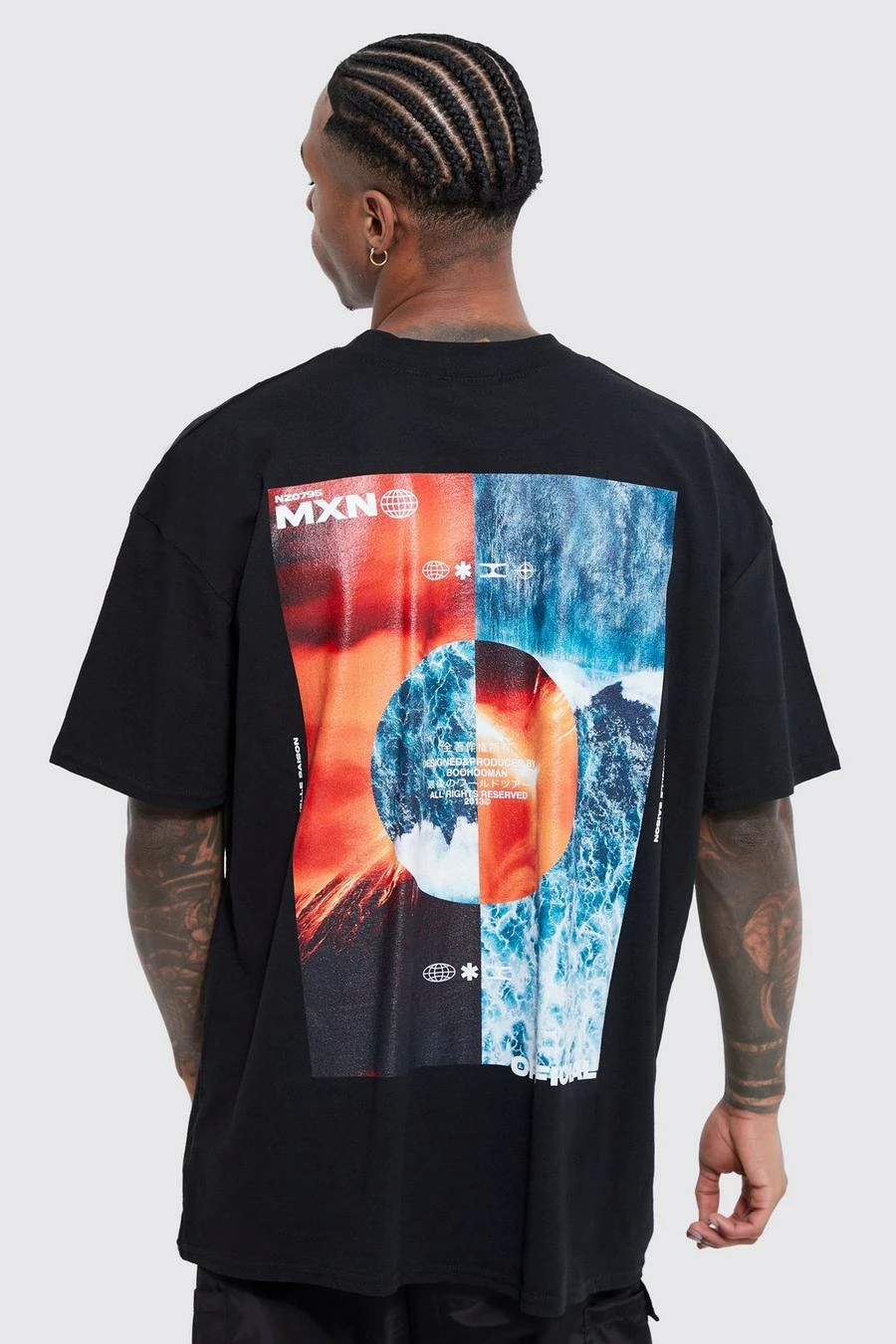 Oversized Scenic Graphic T-shirt 1 Oversized Scenic Graphic T-shirt