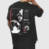 Oversized Space Back Graphic T-Shirt