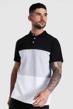 Slim Fit Colour Block Polo
