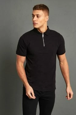Slim Fit Short Sleeve Pique Polo