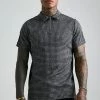 Slim Fit Zip Neck Jacquard Side Panel Polo