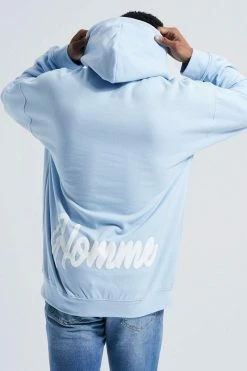 Oversized Homme Puff Print Hoodie