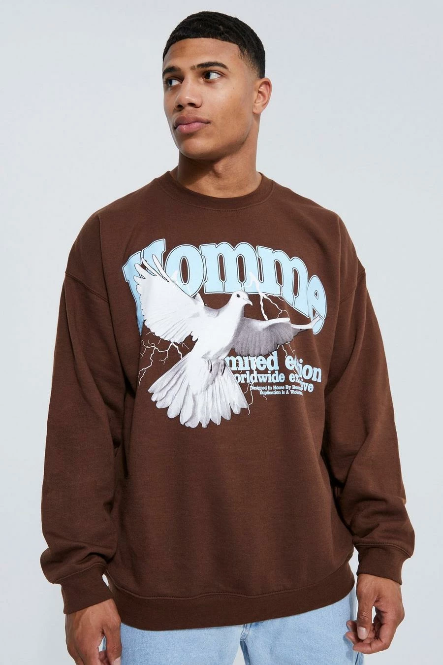 Oversized Graphic Sweatshirt 1 Oversized Graphic Sweatshirt