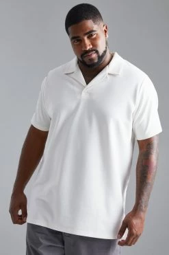 Plus Smart Slim Fit Revere Polo