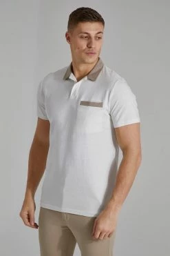 Slim Fit Jacquard Detail Polo