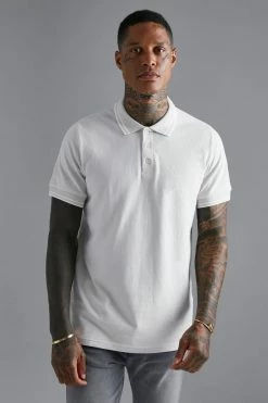 Tipped Slim Pique Polo