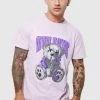 Worldwide Flames Teddy Graphic T-shirt