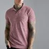 Diamond Towelling V Neck Polo