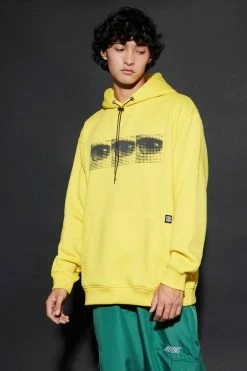 Oversized Eye Graphic Hoodie