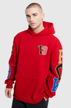 Oversized Fully Applique Hoodie