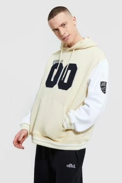 Oversized Official Applique Varsity Hoodie