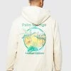 Oversized Palm Springs Graphic Hoodie