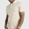 Crown Embroidered Tipped Pique Polo