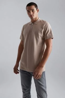 Oversized Pique Polo