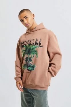 Oversized Official Scorpion Graphic Hoodie