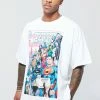Oversized Marvel Justice League T-shirt
