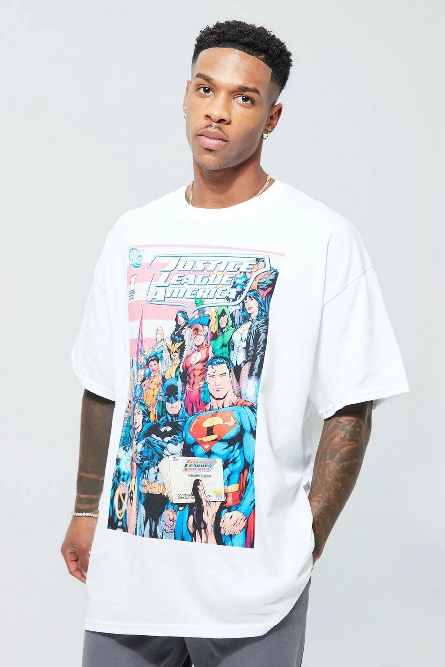 Oversized Marvel Justice League T-shirt 1 Oversized Marvel Justice League T-shirt