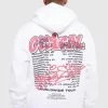 Oversized Official Graffiti Print Hoodie