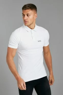 Slim Fit Man Short Sleeve Polo