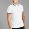 Slim Fit Short Sleeve Tipped Pique Polo