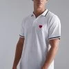 Tall Heart Embroidered Polo Shirt