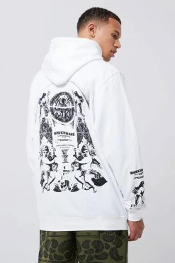 Tall Renaissance Print Hoodie